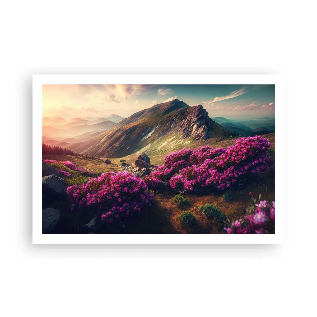 Pôster - Verão nas montanhas - 91x61 cm