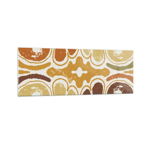 Quadro em vidro - Abstração sentimental - 140x50 cm