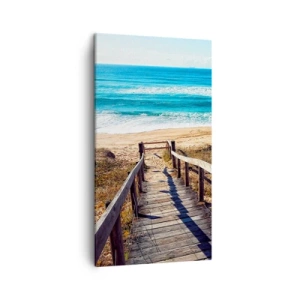 Quadro em tela - Corra! - 45x80 cm