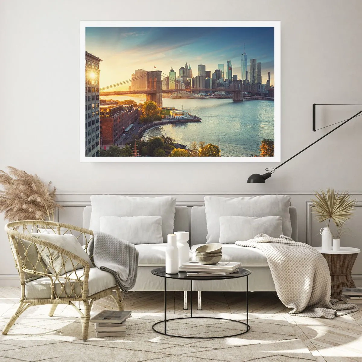 Pôster - O amanhecer da cidade grande - 50x40 cm
