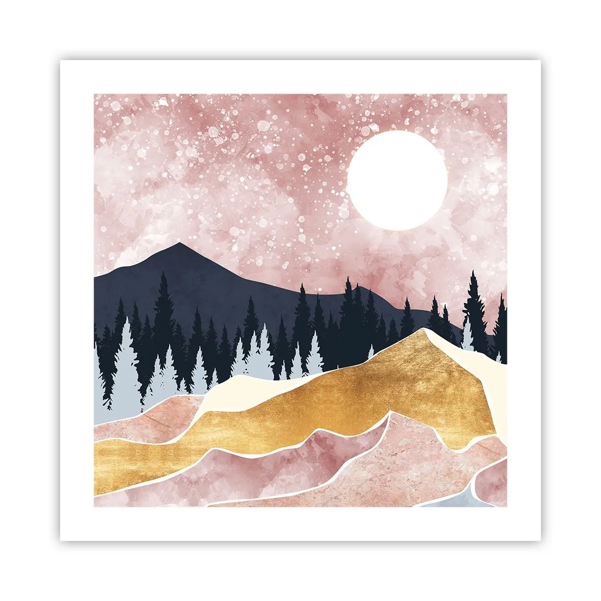 Pôster - Ronda Noturna - 50x50 cm