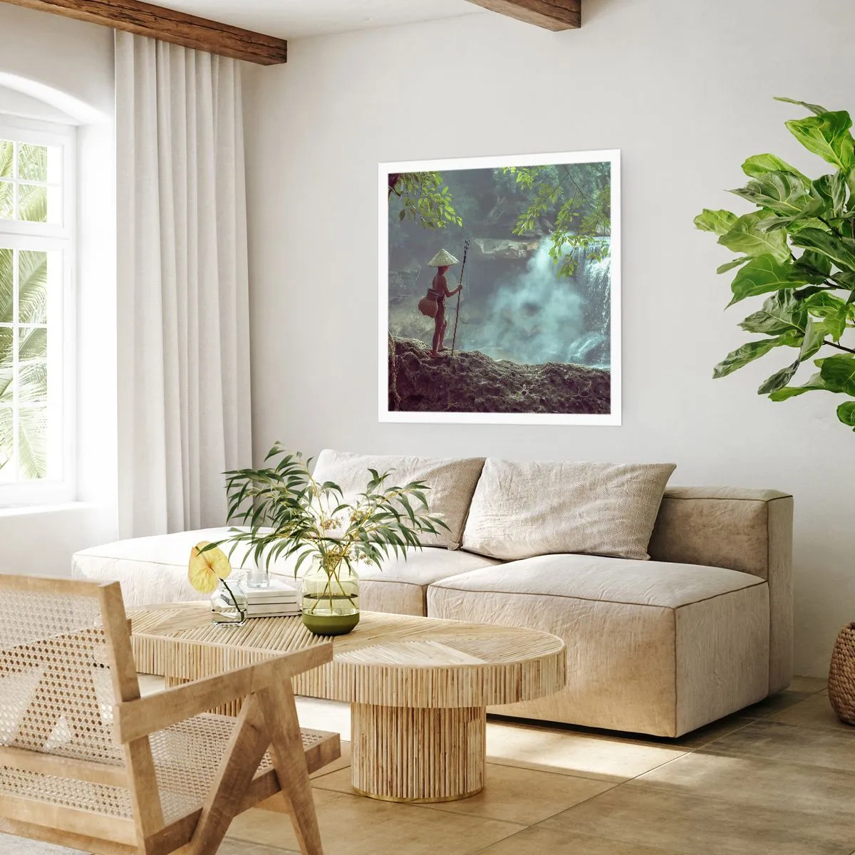 Pôster - Amigo da natureza - 60x60 cm