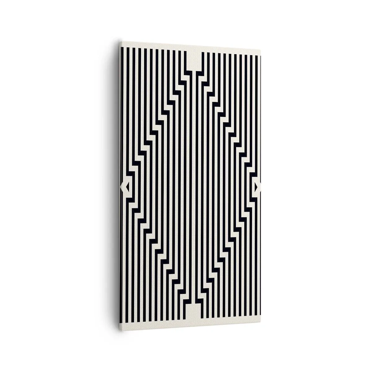 Quadro em tela - Ilusão geométrica - 55x100 cm