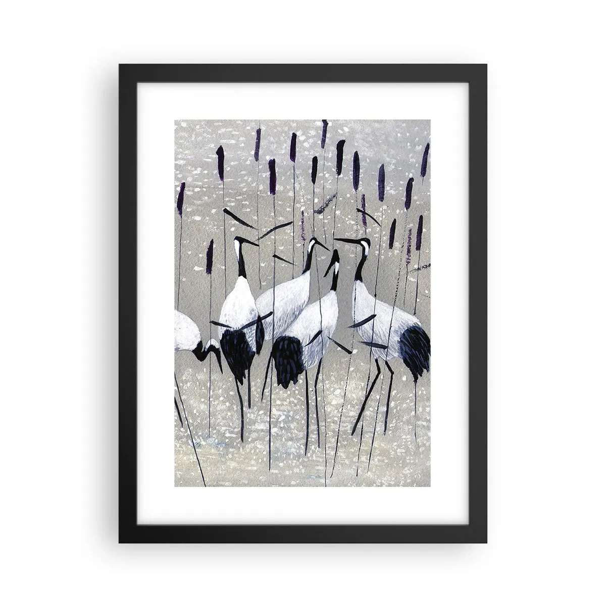 Pôster com moldura preta - Entre os seus - 30x40 cm