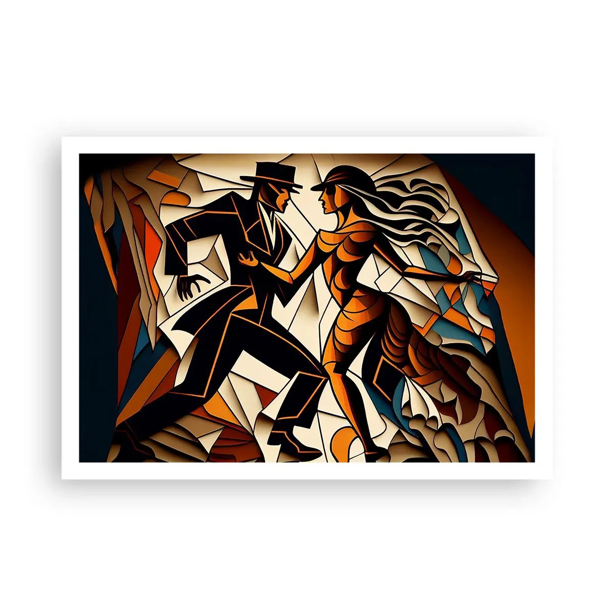 Pôster - Dança de paixão e paixão - 100x70 cm