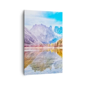 Quadro em tela - E nas montanhas é outono - 80x120 cm