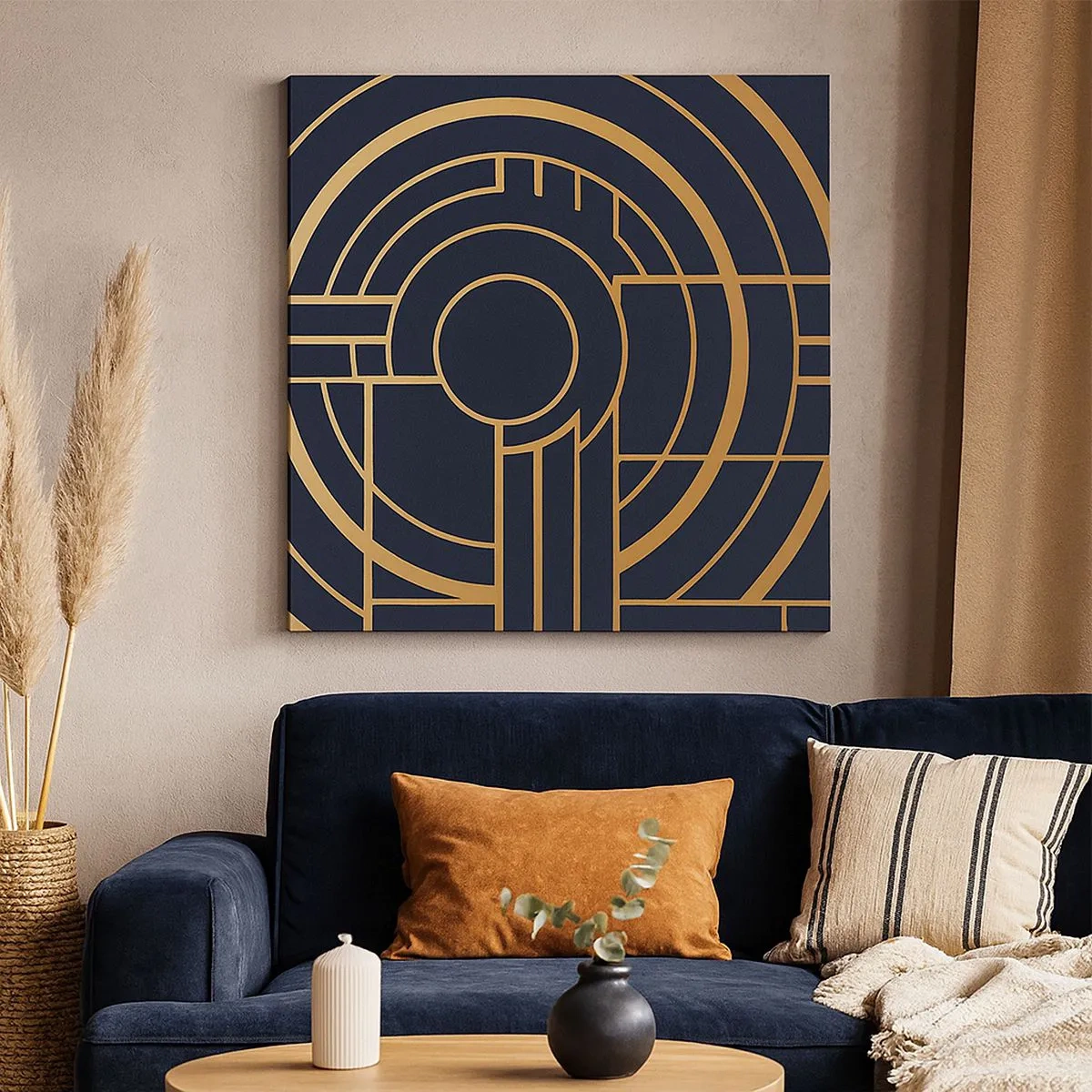 Quadro em tela - Rotação das coisas - 30x30 cm