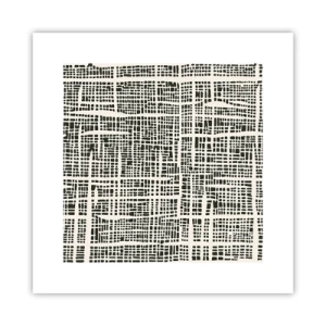 Pôster - Uma composição tecida - 30x30 cm