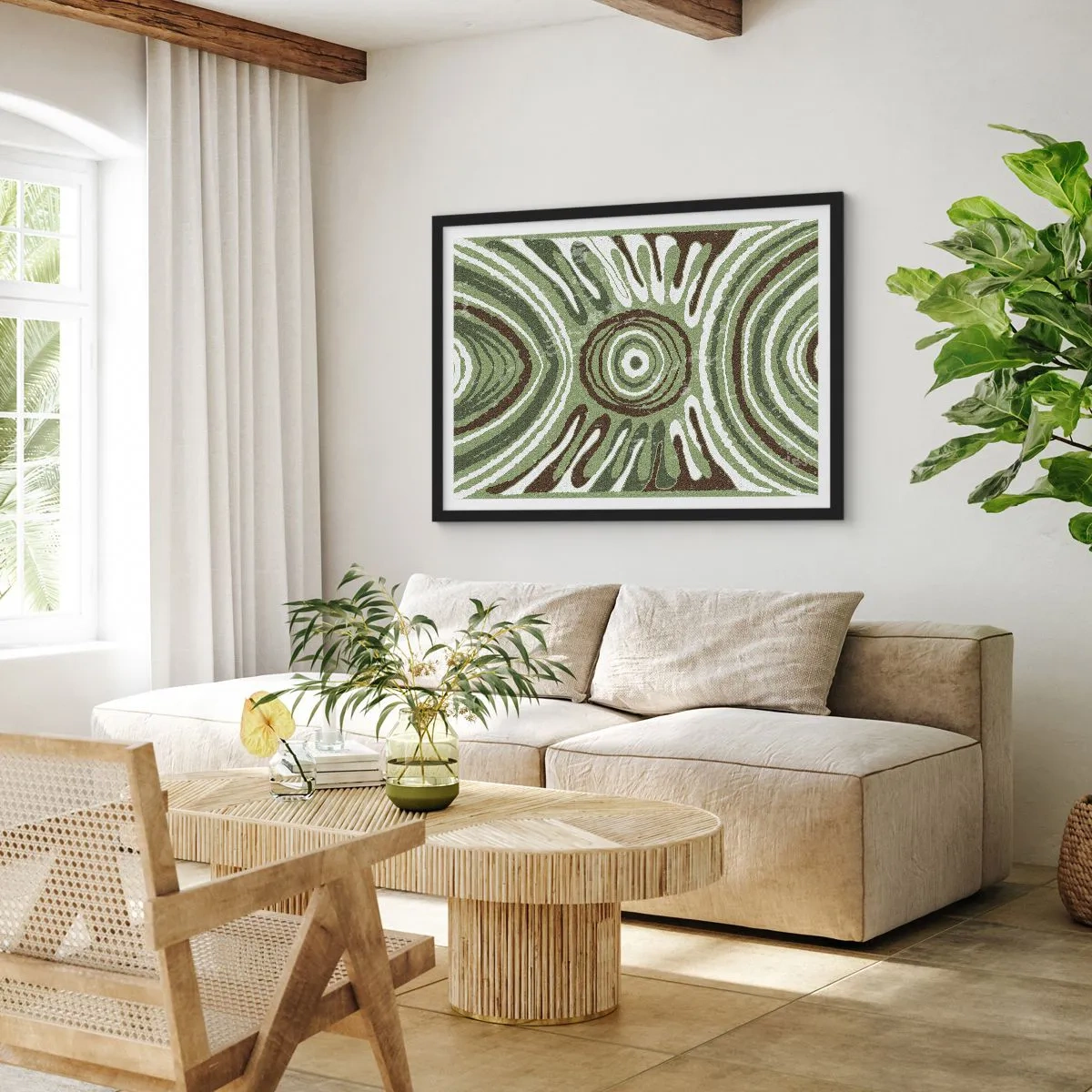 Pôster com moldura preta - Uma explosão de emoções - 70x50 cm