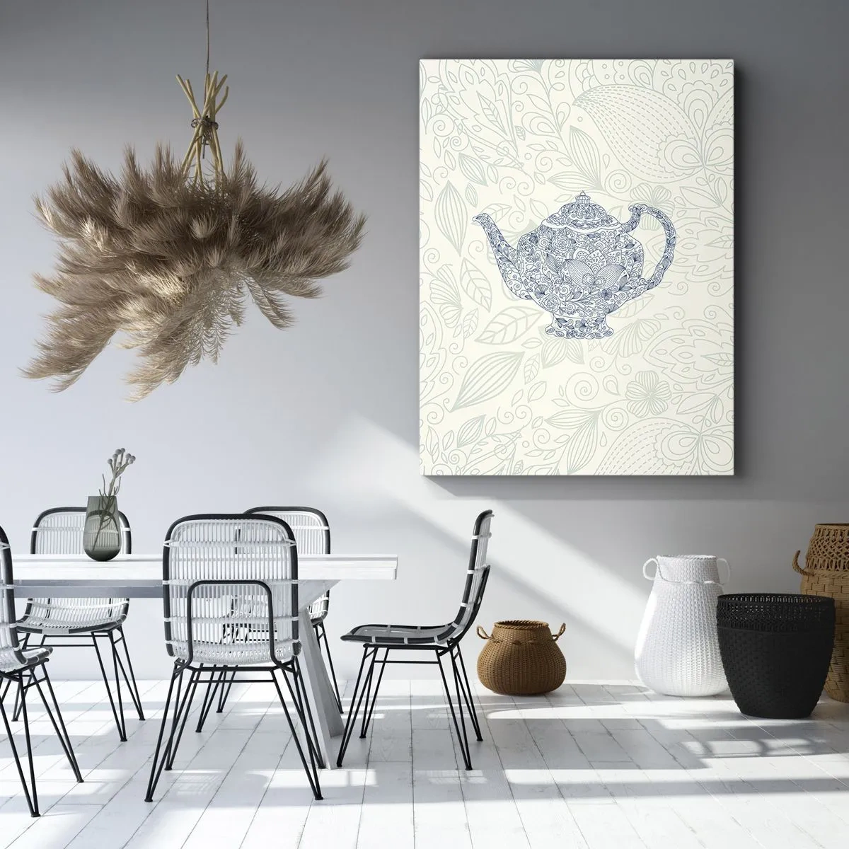 Quadro em tela - Chás de charme - 50x70 cm