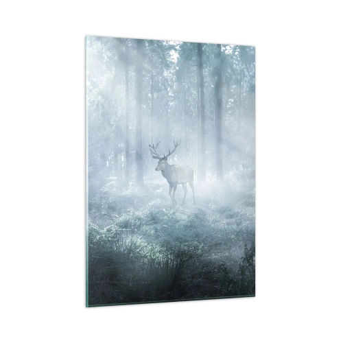 Quadro em vidro - Passeio matinal à volta da propriedade - 50x70 cm