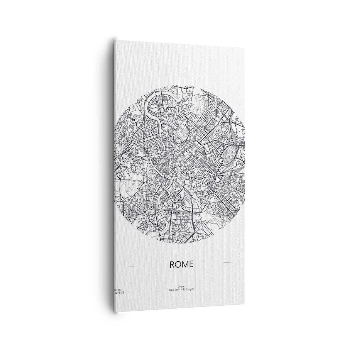 Quadro em tela - Anatomia de Roma - 65x120 cm