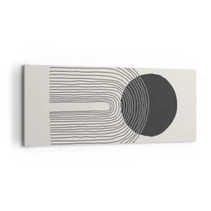 Quadro em tela - Tremores e confiança - 100x40 cm