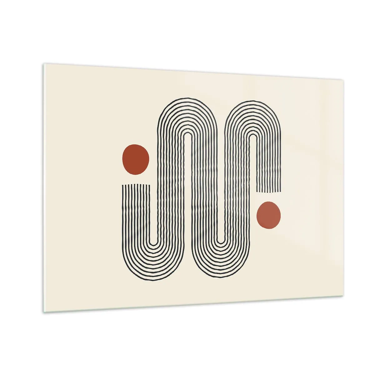 Quadro em vidro - Do início ao fim - 100x70 cm