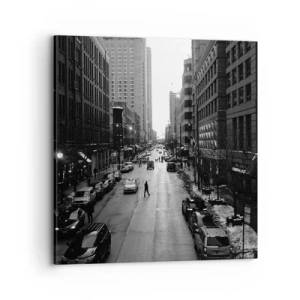 Quadro em tela - Outro dia como todos os dias - 70x70 cm