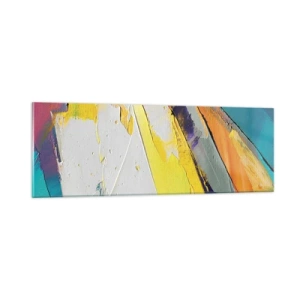 Quadro em vidro - Anatomia da luz - 90x30 cm
