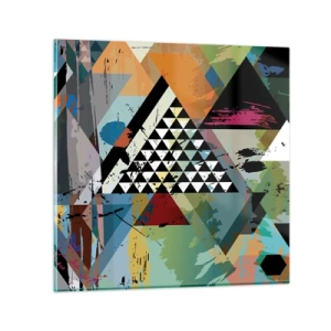 Quadro em vidro - Como é simples - 50x50 cm