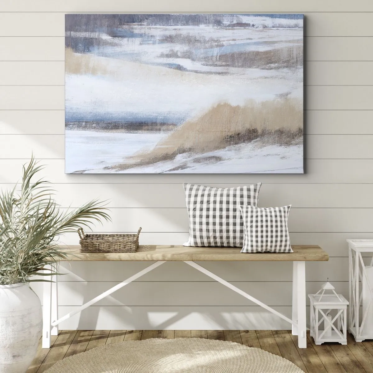 Quadro em tela - Composição de inverno - 120x80 cm