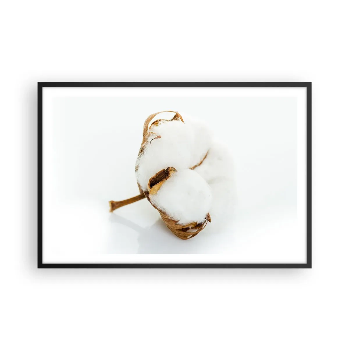 Pôster com moldura preta - Suave por natureza - 91x61 cm