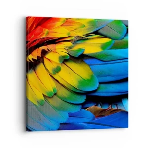 Quadro em tela - Ave do paraíso - 30x30 cm