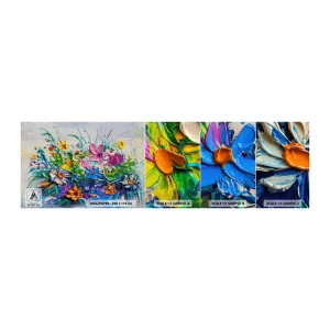 Amostra de papel de parede autocolante Deluxe Sticker - Não é de todo natureza morta - Flores, Buquê de flores, Jardim - 100x30 cm
