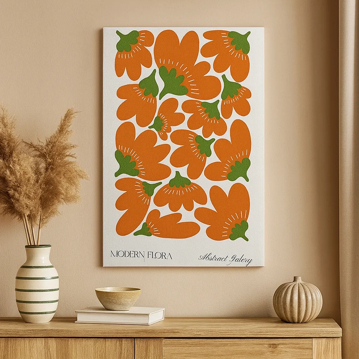 Quadro em tela - Da vida das flores - 50x70 cm