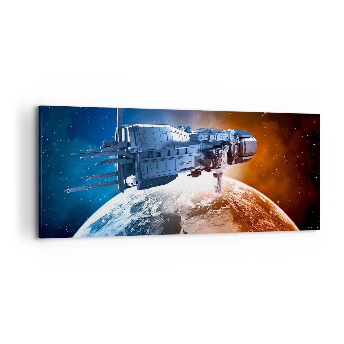 Quadro em tela - Observador atento - 120x50 cm