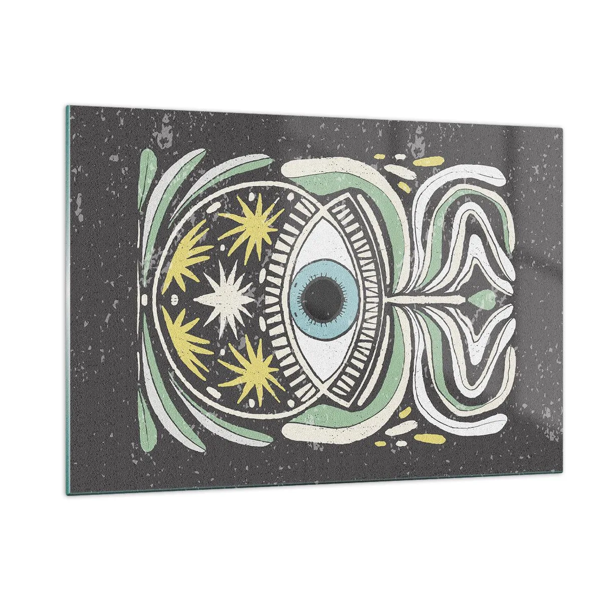 Quadro em vidro - Rituais tribais - 120x80 cm