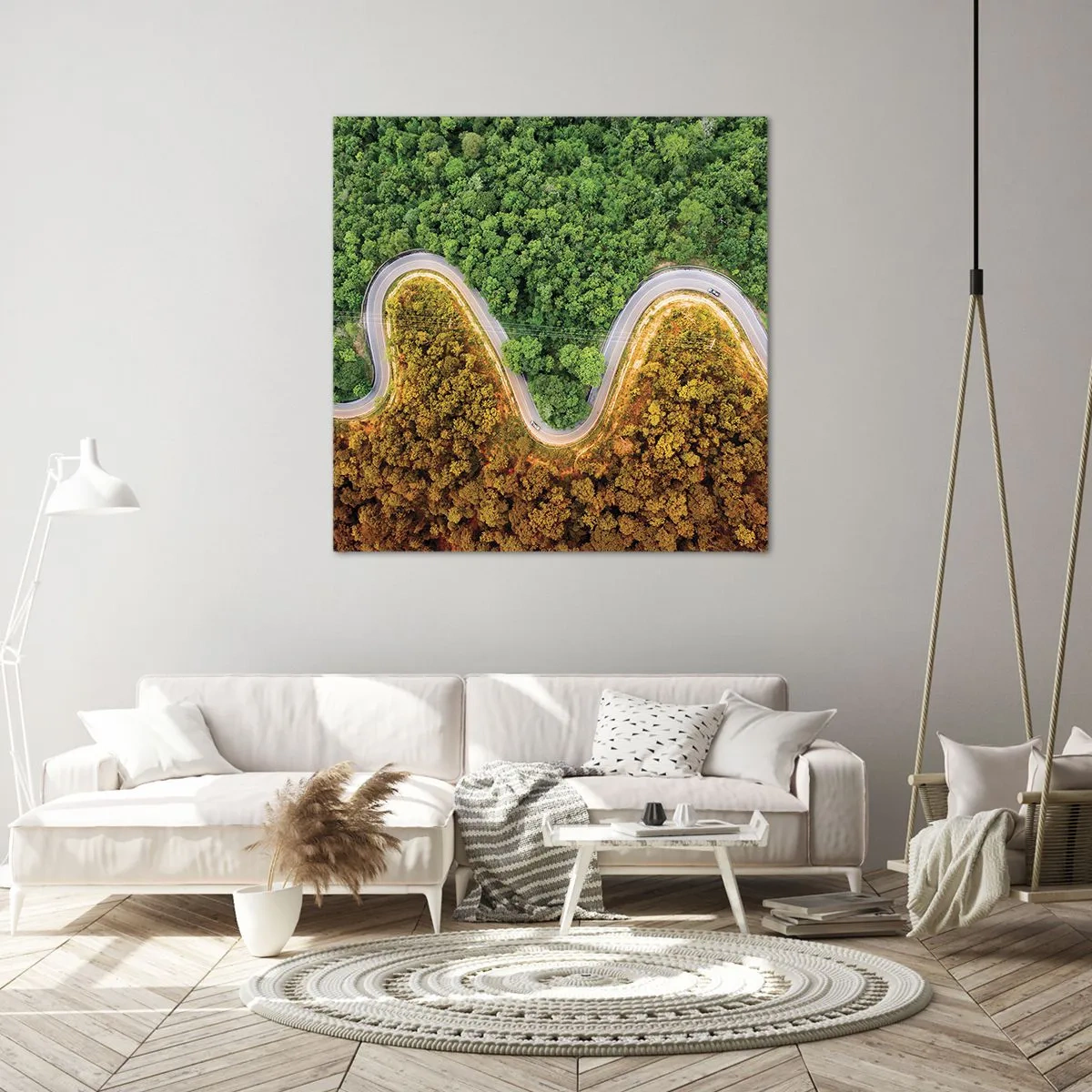 Quadro em tela - Fronteiras e descobertas - 30x30 cm