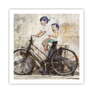 Pôster - Verdadeiro ou falso? - 60x60 cm