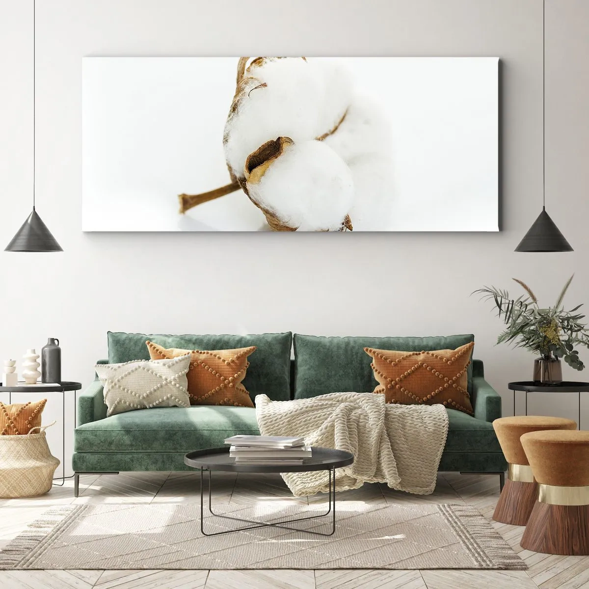 Quadro em tela - Suave por natureza - 120x50 cm