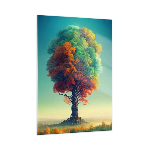 Quadro em vidro - Carvalho – o pai da natureza - 50x70 cm