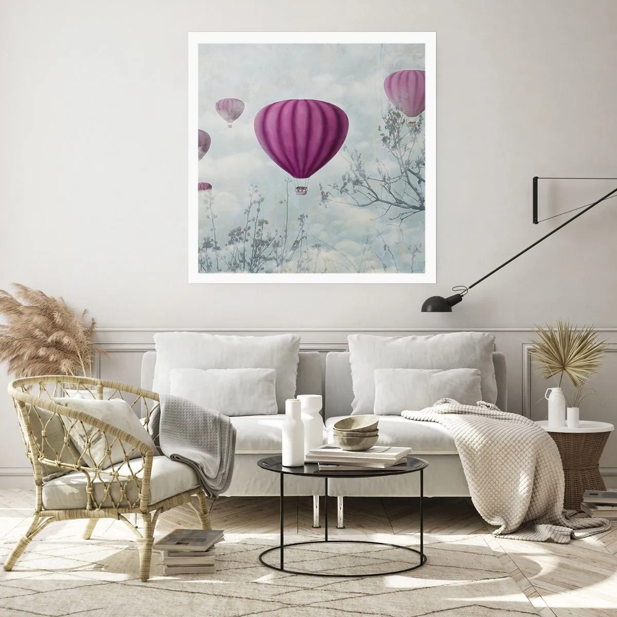 Pôster - Como navios no céu - 50x50 cm