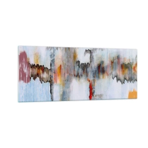 Quadro em vidro - Com um palito na água - 100x40 cm