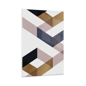 Quadro em vidro - Planos e ângulos - 80x120 cm