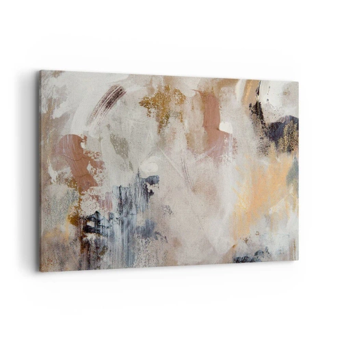 Quadro em tela - Abstração enevoada - 120x80 cm