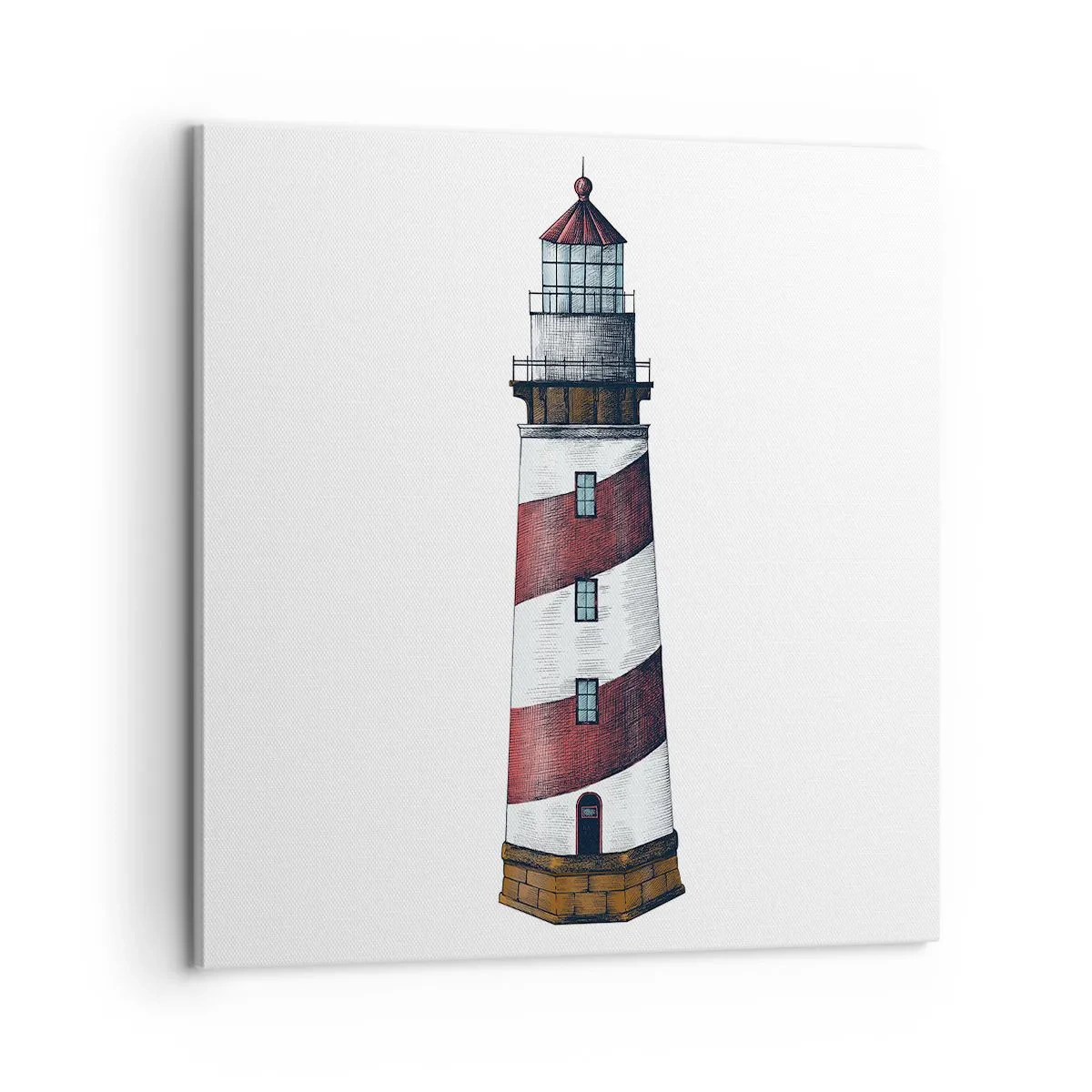 Quadro em tela - Sempre em guarda - 60x60 cm