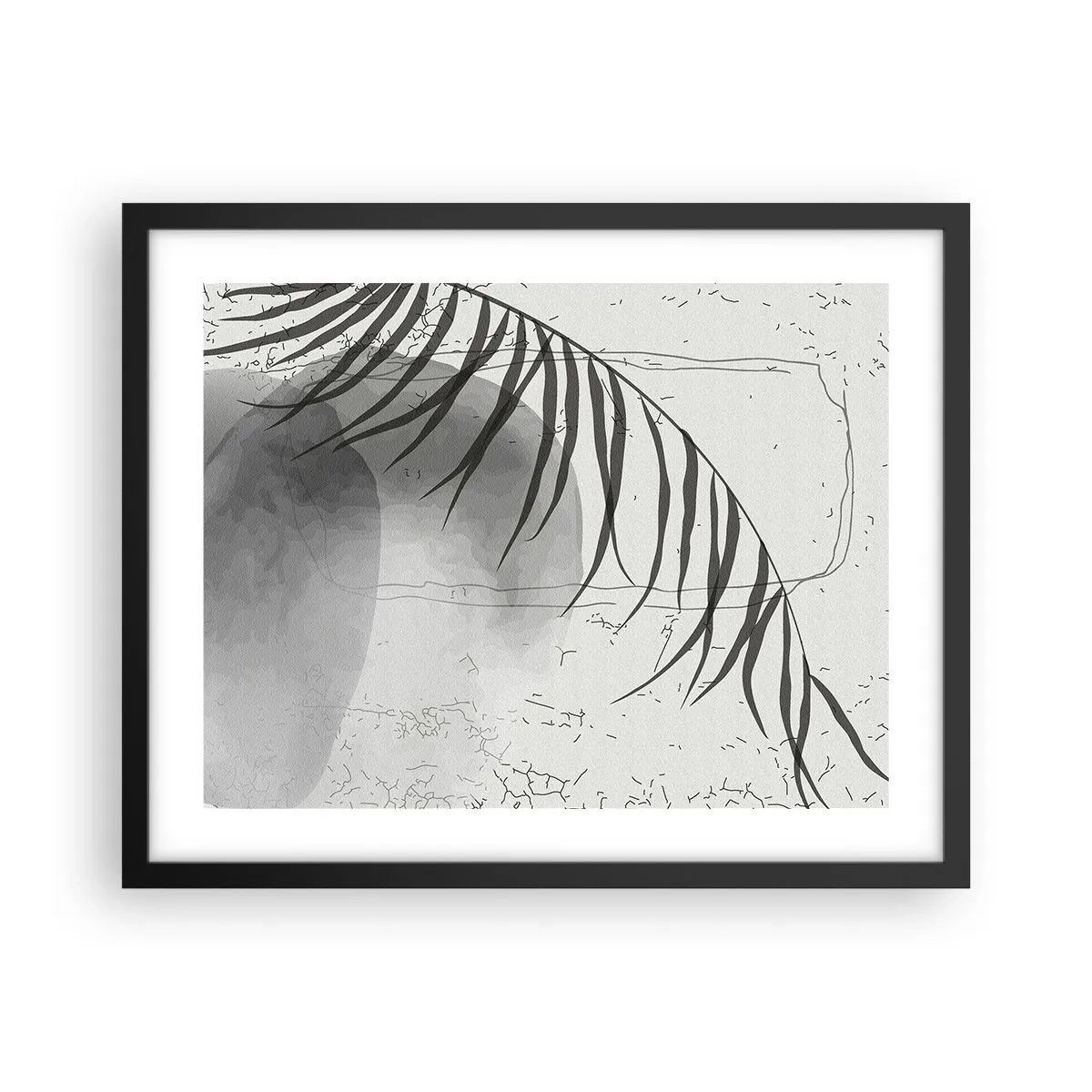 Pôster com moldura preta - O sutil exotismo da natureza - 50x40 cm