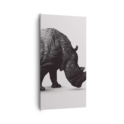 Quadro em tela - A beleza geométrica da natureza - 65x120 cm