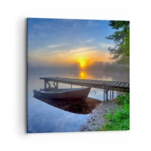 Quadro em tela - Como o comum se transforma em mágico - 70x70 cm