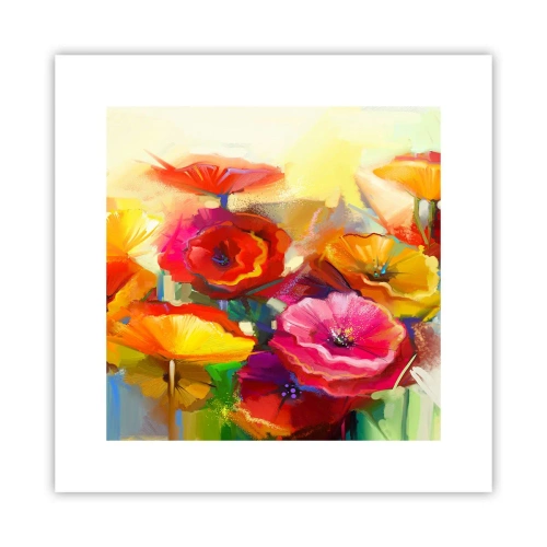 Pôster - Não só vermelho - 30x30 cm