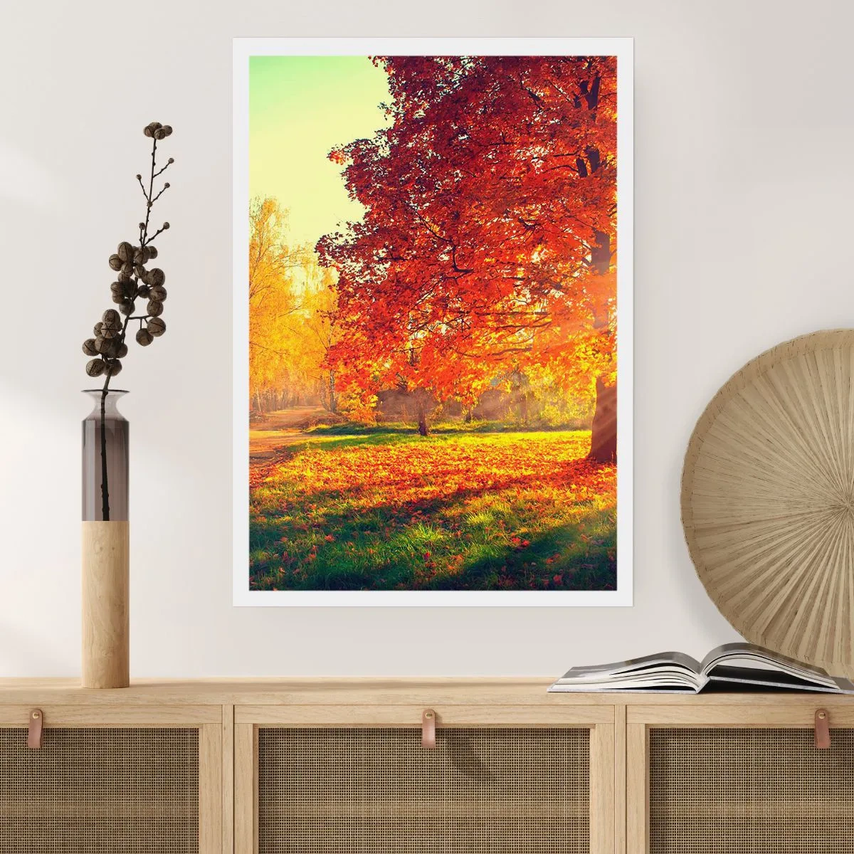 Pôster - O vermelho é lindo - 50x70 cm