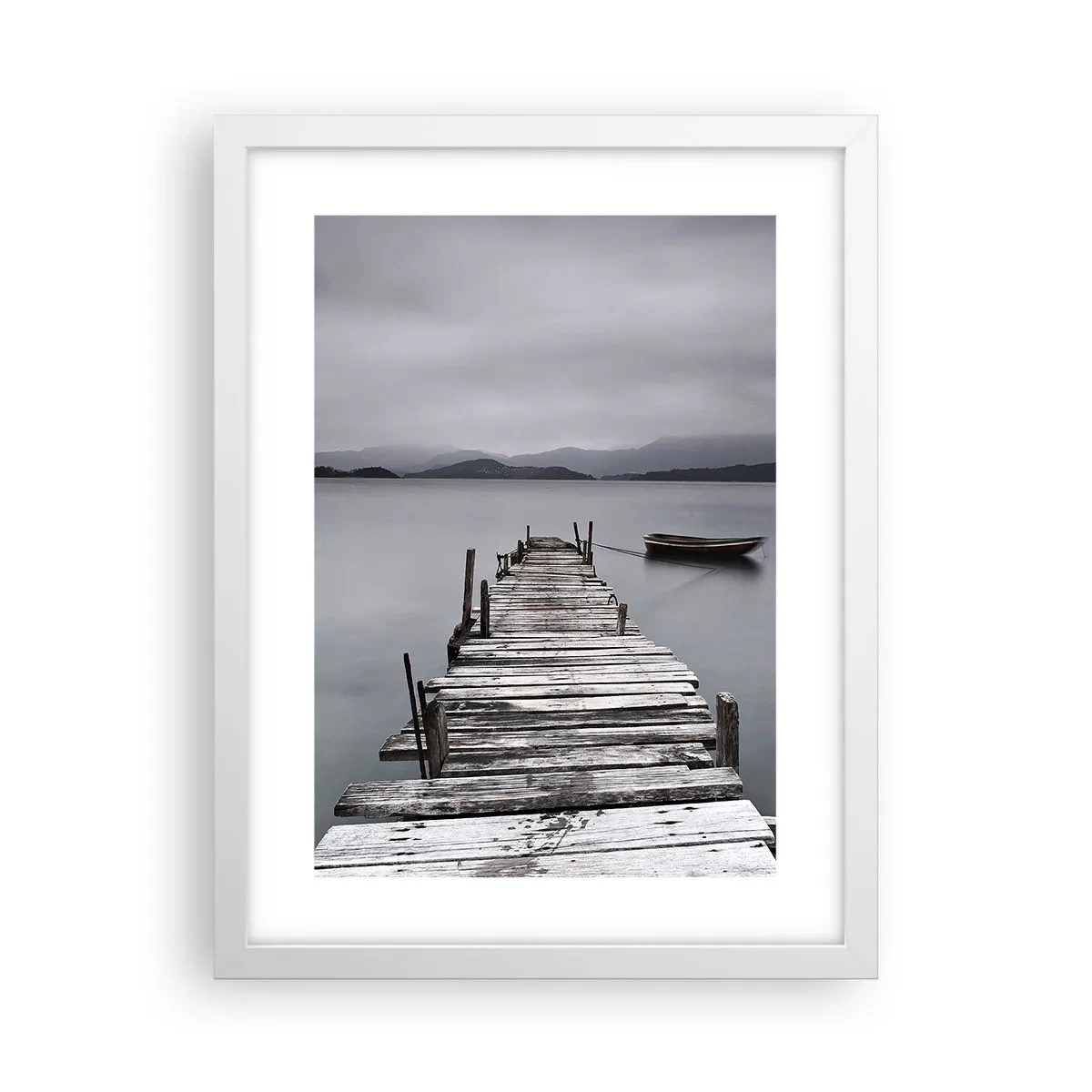 Pôster em moldura branca - Amanhã pode ir - 30x40 cm