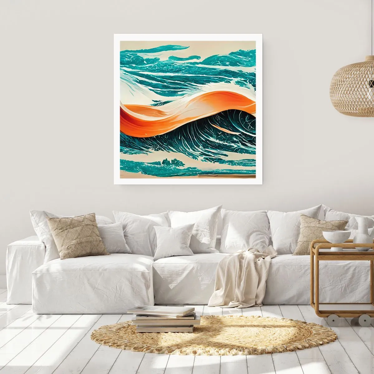 Pôster - O sonho de um surfista - 50x50 cm