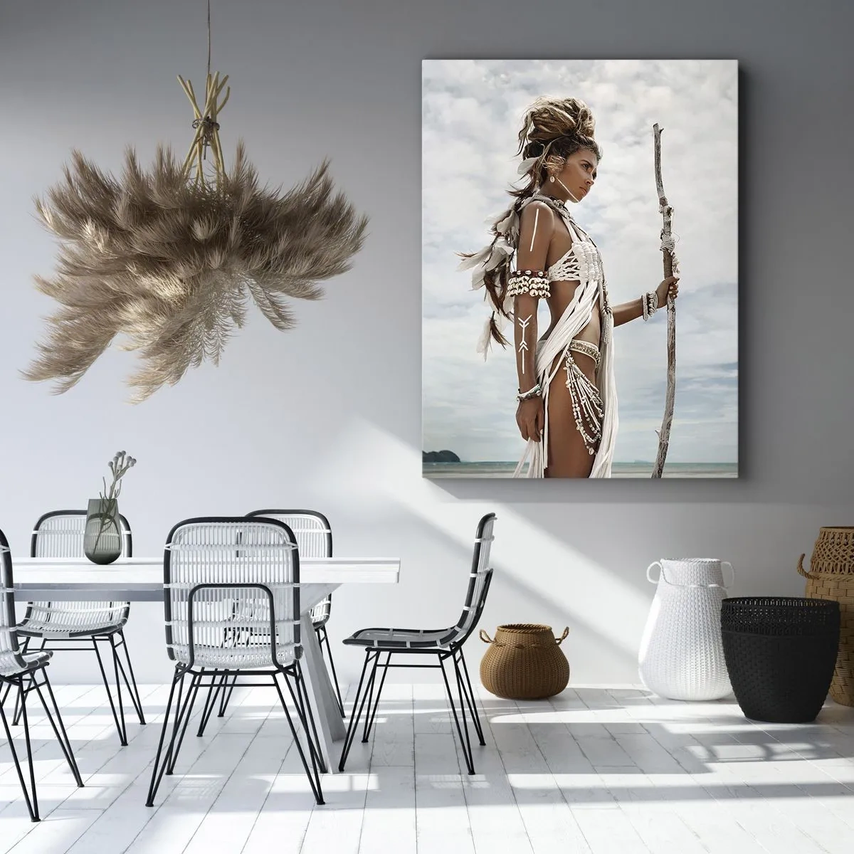 Quadro em tela - Rainha dos trópicos - 50x70 cm
