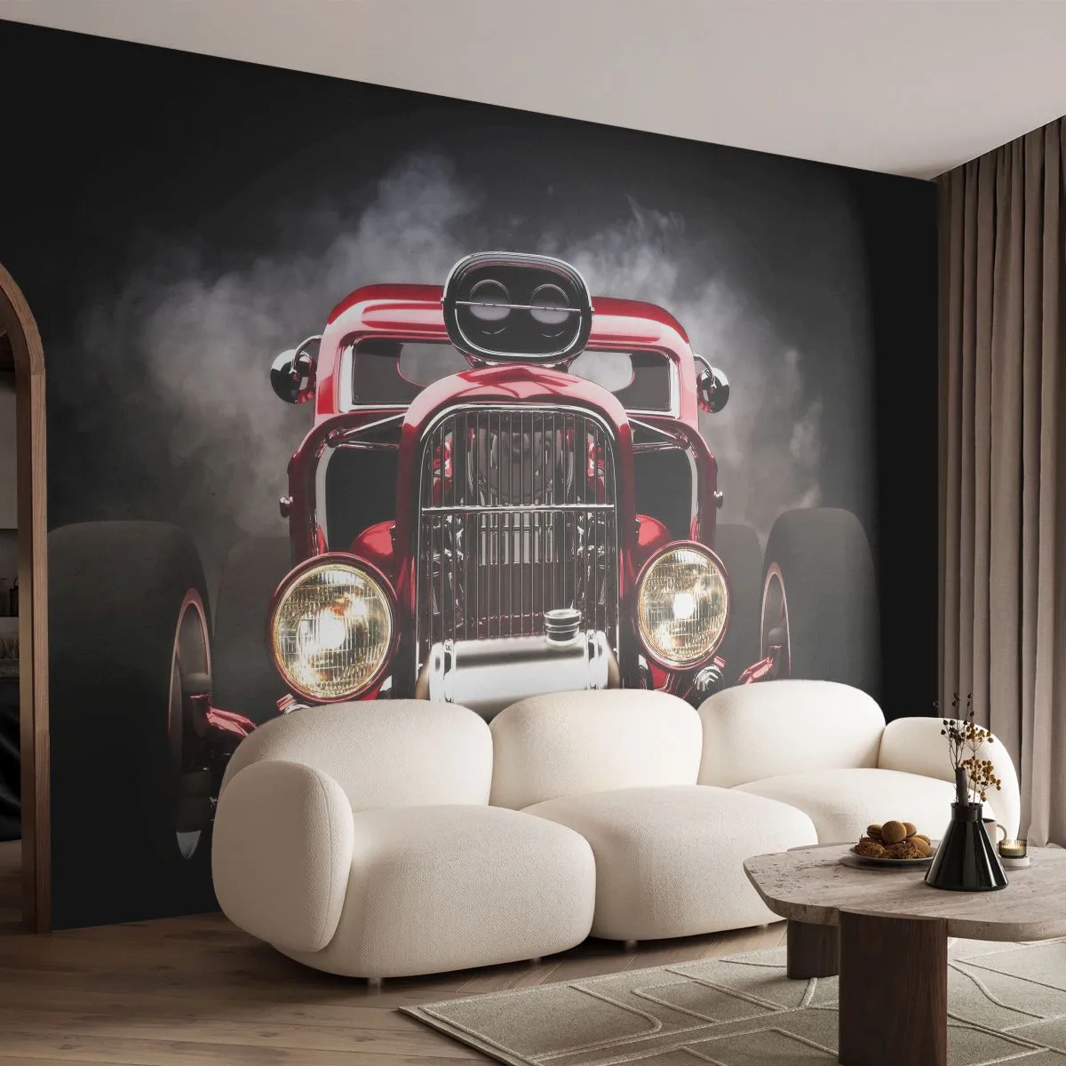 Papel de Parede Autocolante Deluxe Sticker - Velozes e bonitos - Automotivo, Carro, Esporte - 250x175 cm