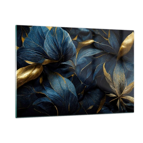 Quadro em vidro - Forrado com ouro - 120x80 cm