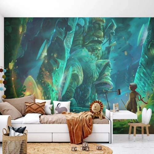 Papel de Parede Premium Canvas - Do Grande Livro de Contos de Fadas - Fantasia, Conto de fadas para crianças, Conto de fadas - 400x280 cm