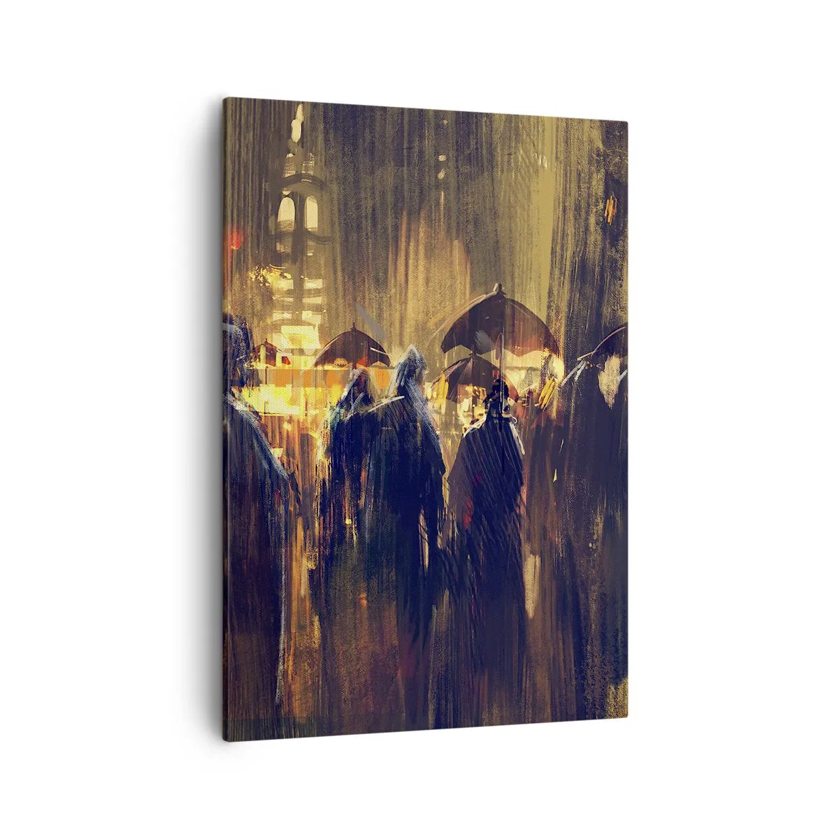 Quadro em tela - Os seguidores da chuva - 50x70 cm
