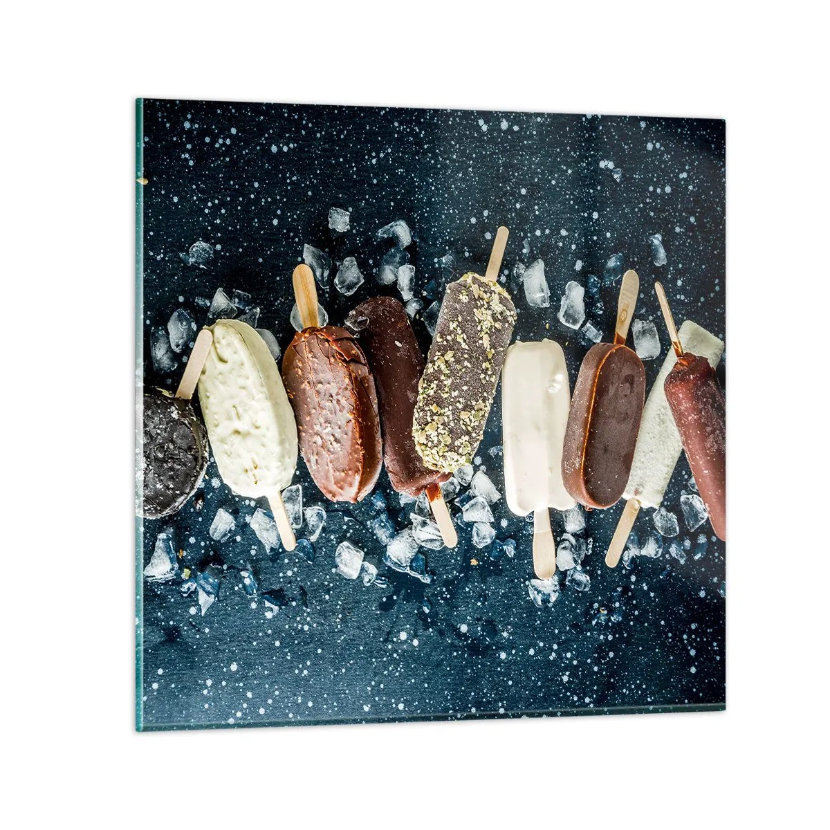 Quadro em vidro - O sabor de um verão quente - 30x30 cm